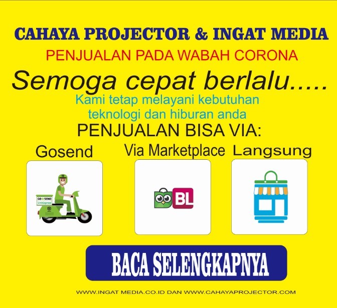 Cahaya Projector VIRUS-CORONA home    