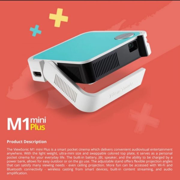 Cahaya Projector IMG_20220812_231008 View Sonic Mini M1 ultra plus portable    